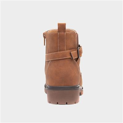 Womens Tan Ankle Boot