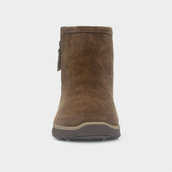 Easy Going Womens Brown Leather Boot