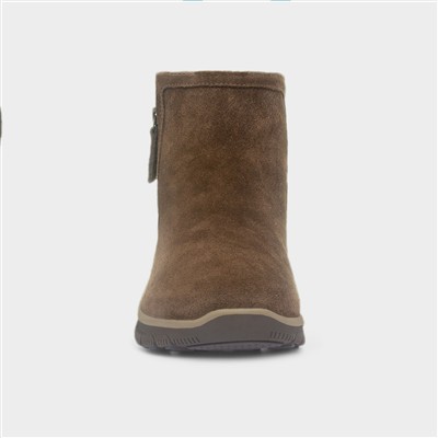 Easy Going Womens Brown Leather Boot