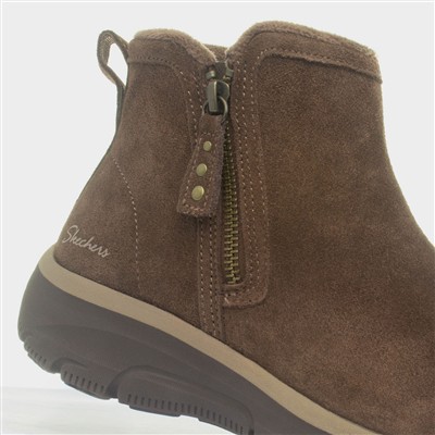 Easy Going Womens Brown Leather Boot