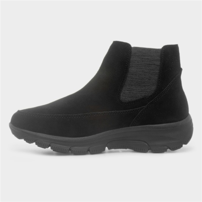 Easy Going Womens Black Leather Boot