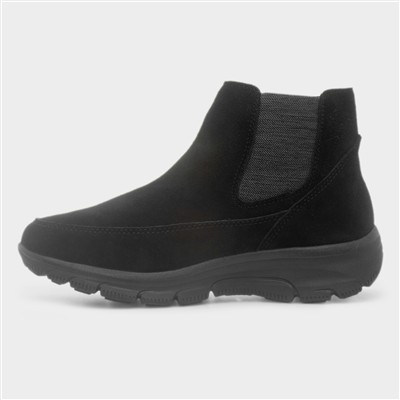 Easy Going Womens Black Leather Boot