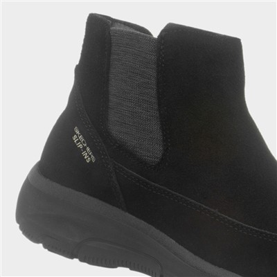 Easy Going Womens Black Leather Boot