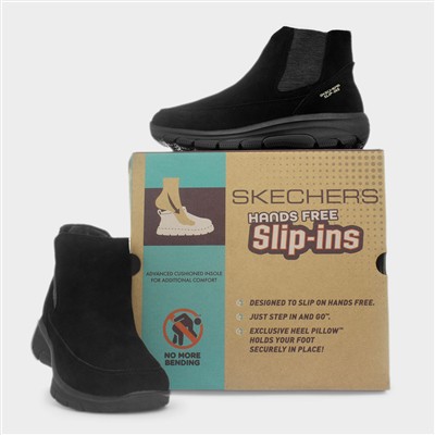 Easy Going Womens Black Leather Boot