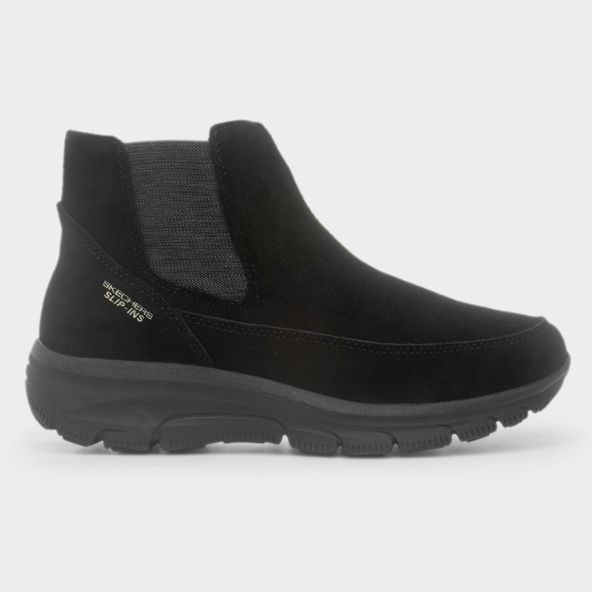 Easy Going Womens Black Leather Boot