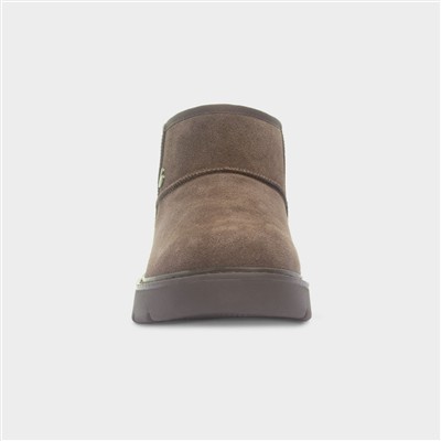 Keepsakes Cozy Mini Womens Brown Boot