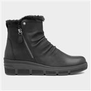 Relife Louise Womens Black Ankle Boot (Click For Details)