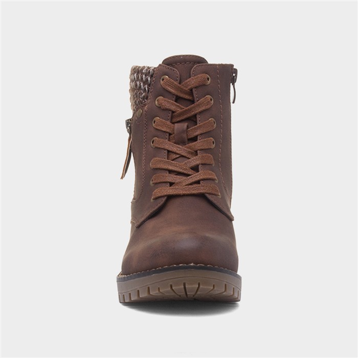 Faroe Womens Brown Ankle Boot