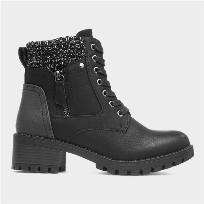 Faroe Womens Black Ankle Boot