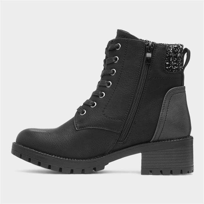 Faroe Womens Black Ankle Boot