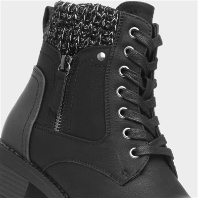 Faroe Womens Black Ankle Boot