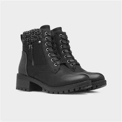 Faroe Womens Black Ankle Boot