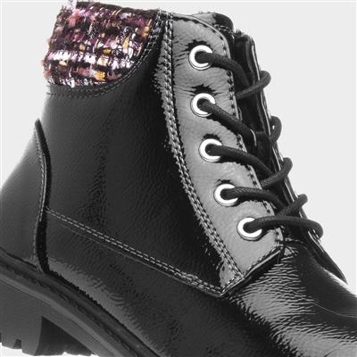 Montreal Womens Black Ankle Boot