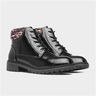 Montreal Womens Black Ankle Boot