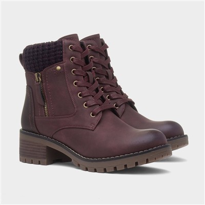 Faroe Womens Dark Red Boot