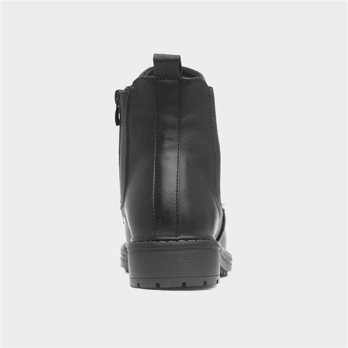 Edmonton Womens Black Ankle Boot