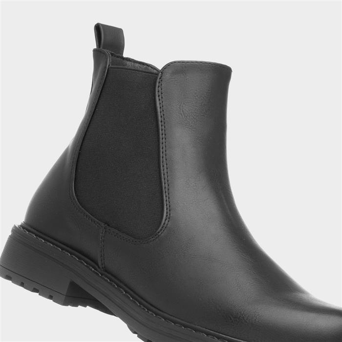 Edmonton Womens Black Ankle Boot
