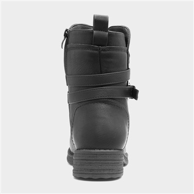 Calgary Womens Black Ankle Boot