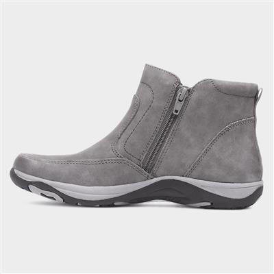 Veda Womens Grey Ankle Boot