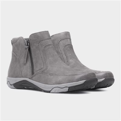 Veda Womens Grey Ankle Boot