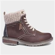 Relife Diane Womens Brown Lace Up Ankle Boot (Click For Details)