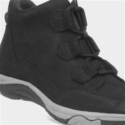 Gem Womens Black Suede Ankle Boot