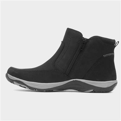 Veda Womens Black Ankle Boot