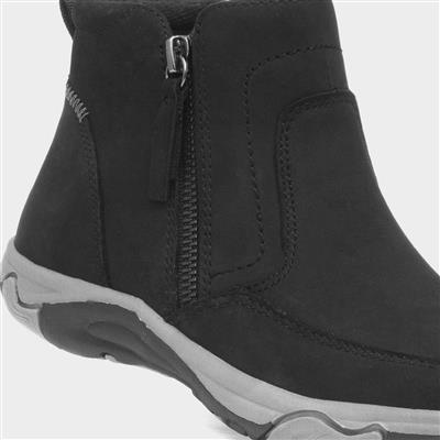 Veda Womens Black Ankle Boot