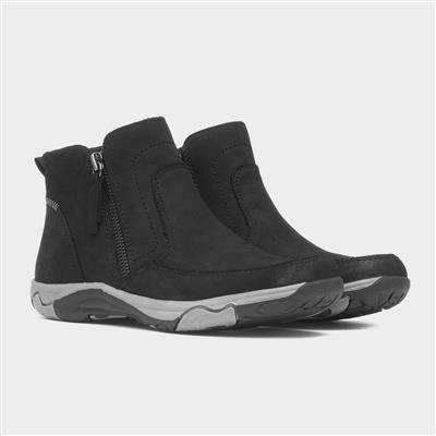 Veda Womens Black Ankle Boot