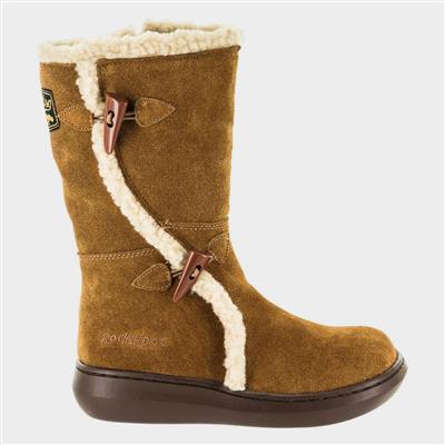 Womens Slope Boots in Brown