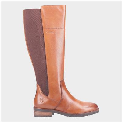 Montpellier Womens Long Boot in Tan