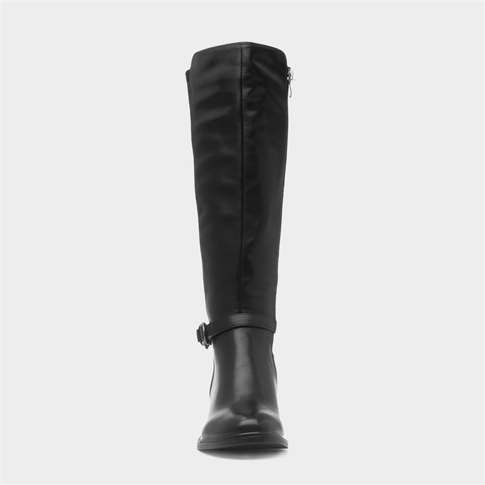 Corby Womens Black Knee High Boot