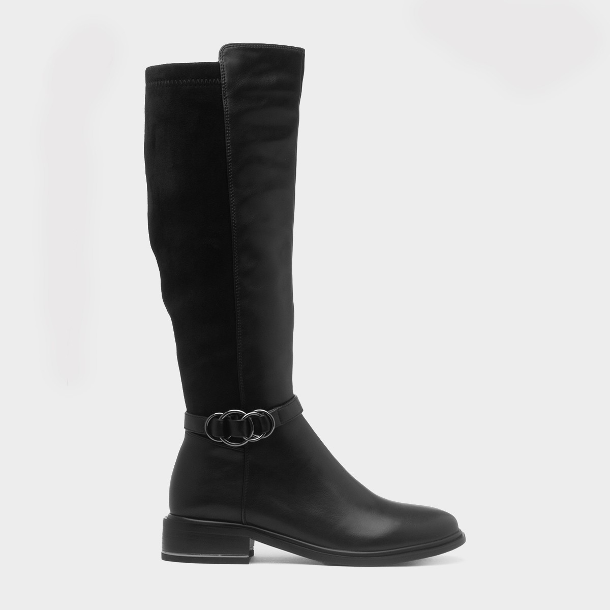 Corby Womens Black Knee High Boot