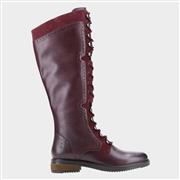 Hush Puppies Rudy Womens Red High Leg Boot (Click For Details)