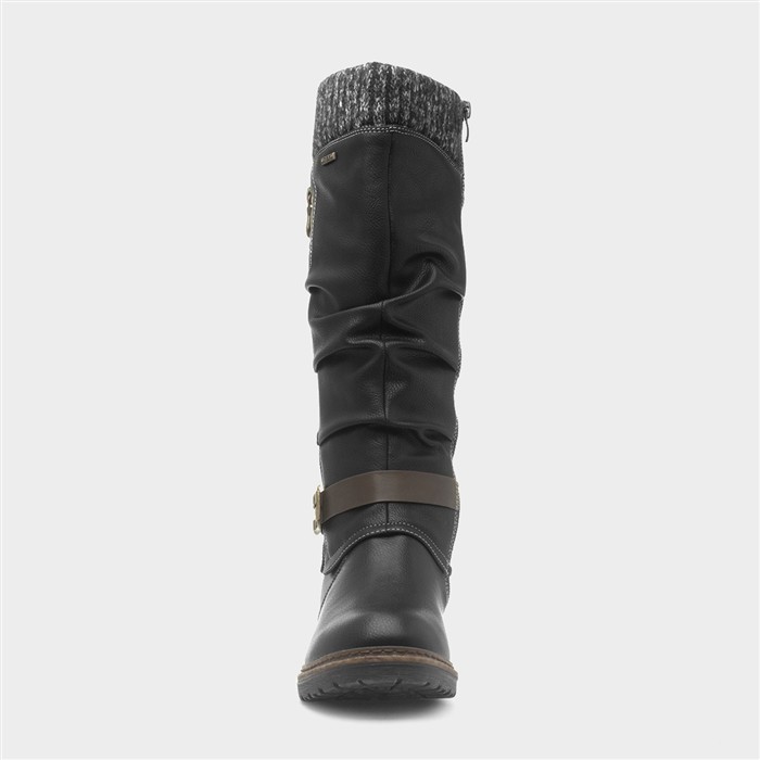 Brisbane Womens Black Knee High Boot