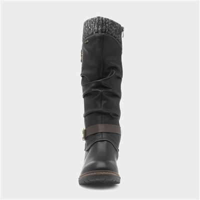 Brisbane Womens Black Knee High Boot