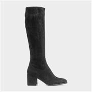 Lilley Milan Womens Black High Leg Heeled Boot (Click For Details)