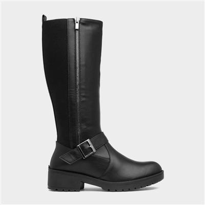 Milly Womens Black High Leg Boot