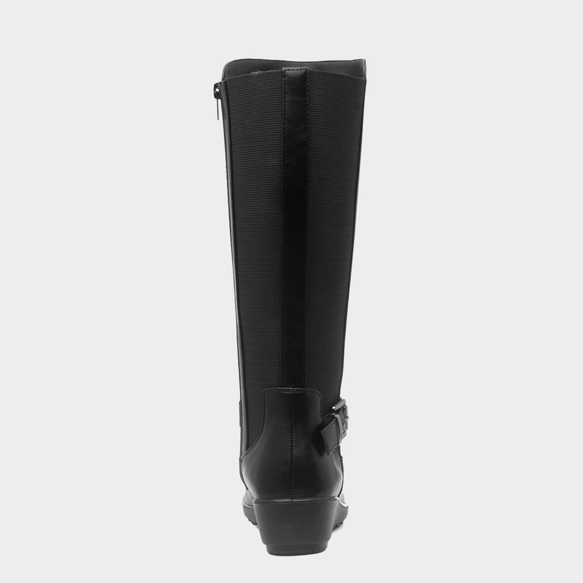 Cushion Walk Hannah Womens Black High Leg Boot-18808 shoezone