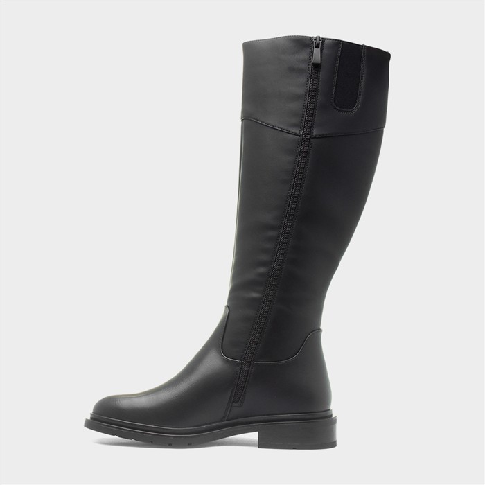 Monardo Womens Black Riding Boot