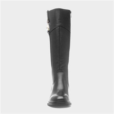 Monardo Womens Black Riding Boot