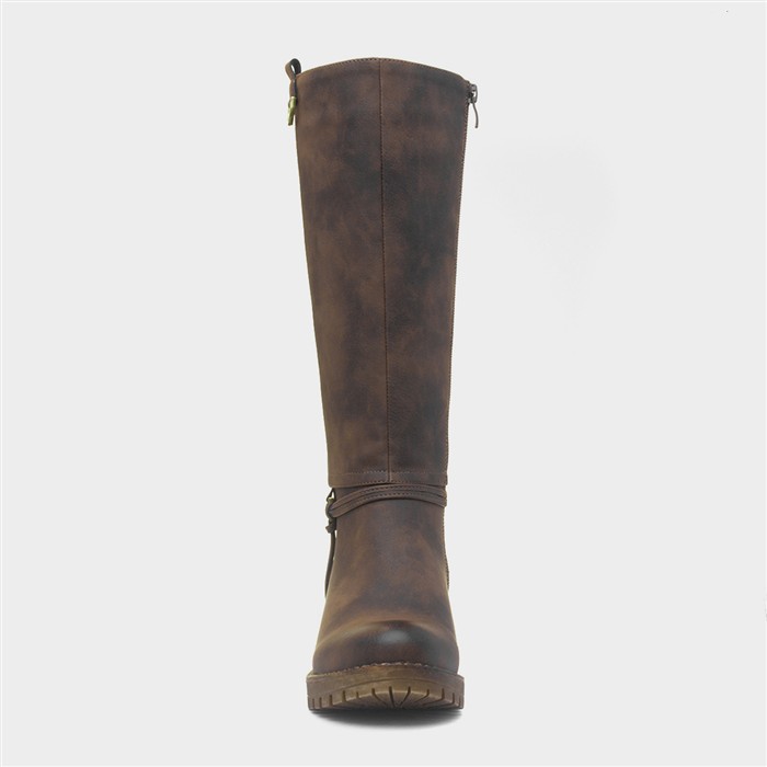 Orkney Womens Brown High Leg Boot
