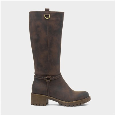Orkney Womens Brown High Leg Boot