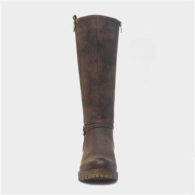 Orkney Womens Brown High Leg Boot