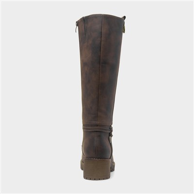 Orkney Womens Brown High Leg Boot