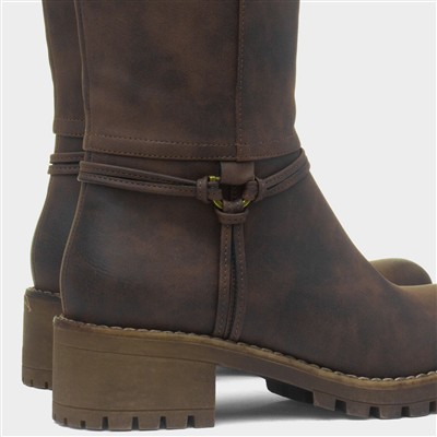 Orkney Womens Brown High Leg Boot