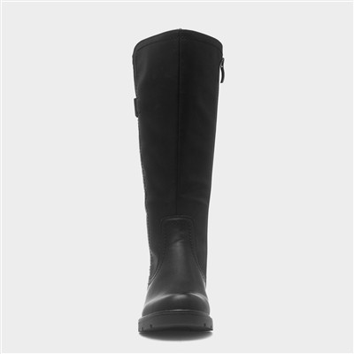 Zaragoza Womens Black Knee High Boot