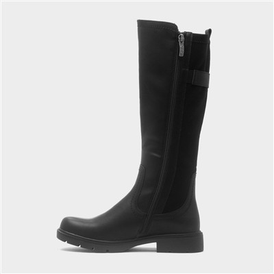 Zaragoza Womens Black Knee High Boot