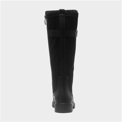 Zaragoza Womens Black Knee High Boot