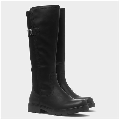 Zaragoza Womens Black Knee High Boot